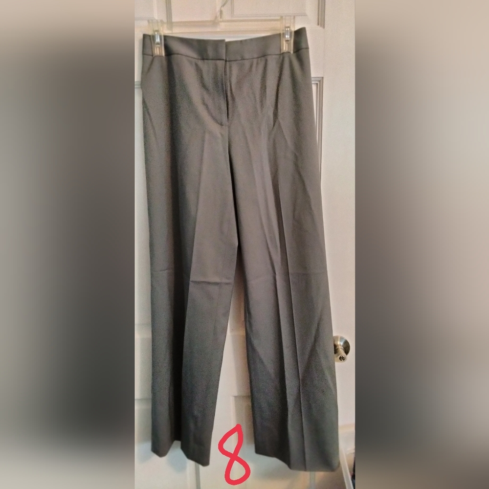 Club Monaco Women's Charcoal Wide Leg Pants